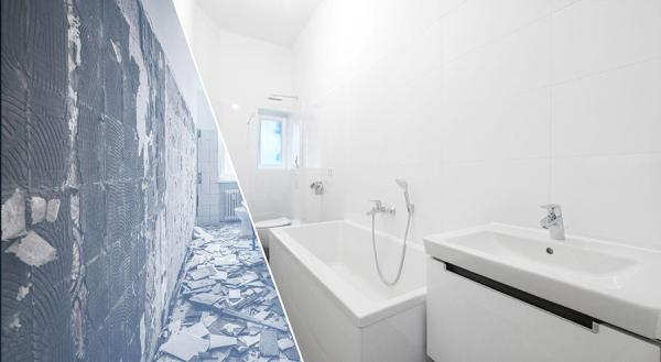 Réfection de salle de bain au Pouliguen